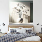 Toile Structure florale en éventail (Insitu(Chambre))