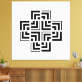 Toile Structured Geometry | Modern (Insitu(Salon))