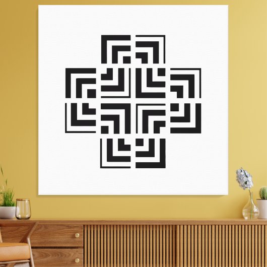 Toile Structured Geometry | Modern (Insitu(Salon))