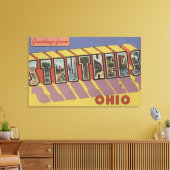 Toile Struthers, Ohio - Scènes de grandes lettres (Insitu(Salon))