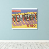 Toile Struthers, Ohio - Scènes de grandes lettres (Insitu (Plancher de Bois))