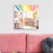 Toile Studio d'art coloré | Peinture à l'aquarelle (Insitu(Salon))