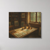 Toile Studio d'art d'un aquarelliste (Recto)