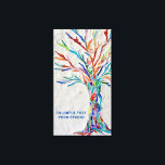 Toile Studio De Yoga Coloré Tree<br><div class="desc">Décorez votre maison ou votre studio de yoga avec ce dessin de toile coloré et attrayant. Customisez-le avec votre nom ou celui de votre studio ou de votre entreprise. Le design original est un arbre de vie aux couleurs arc-en-ciel, constitué de minuscules morceaux de verre aux couleurs vives posés dans...</div>