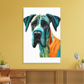 Toile Stunning artistic Great Dane artwork (Insitu(Salon))