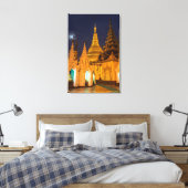 Toile Stupa Doré Et Temples (Insitu(Chambre))