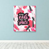 TOILE STYLE ART NAILS (Insitu (Plancher de Bois))