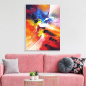 Toile Style contemporain Abstrait expressionniste (Insitu(Salon))
