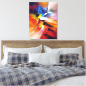 Toile Style contemporain Abstrait expressionniste (Insitu(Chambre))