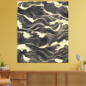 Toile Style côtier Motif vague (Insitu(Salon))