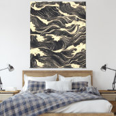 Toile Style côtier Motif vague (Insitu(Chambre))