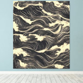 Toile Style côtier Motif vague (Insitu (Plancher de Bois))