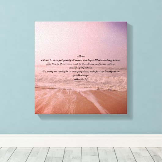 TOILE STYLE D'ART ET DE DESIGN DE CANVAS (Insitu (Plancher de Bois))