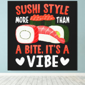 Toile Style de sushi plus qu'une bouchée (Insitu (Plancher de Bois))