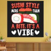 Toile Style de sushi plus qu'une bouchée (Insitu(Salon))