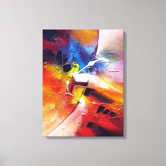 Toile Style Expressionniste Abstrait Moderne Contemporai (Recto)