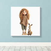 Toile Style fille (Insitu (Plancher de Bois))