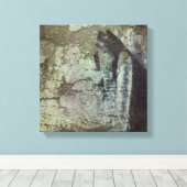 Toile Style Grunge Texturé Pierre Couleurs Terre (Insitu (Plancher de Bois))
