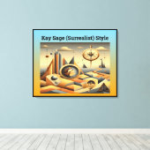 Toile Style Kay Sage (Surrealst) (Insitu (Plancher de Bois))