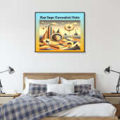 Toile Style Kay Sage (Surrealst) (Insitu(Chambre))