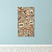 Toile Style mongol (Insitu (Plancher de Bois))