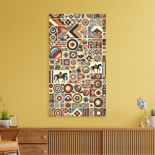 Toile Style mongol (Insitu(Salon))