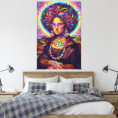 Toile Style Psychédélique Mona Lisa (Insitu(Chambre))