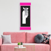 Toile Stylized Rose-Breasted Cockatoo Pink Canvas Print (Insitu(Salon))