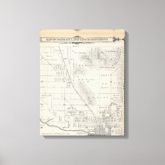 Toile Subdivisions Pioneer Land Co (Recto)