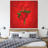 Toile Subliminal Roses Enveloppée (Insitu(Chambre))