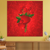 Toile Subliminal Roses Enveloppée (Insitu(Salon))