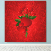Toile Subliminal Roses Enveloppée (Insitu (Plancher de Bois))