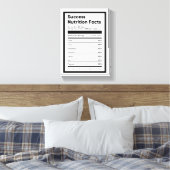 Toile Succès Valeur nutritionnelle Motivation Mur Art (Insitu(Chambre))