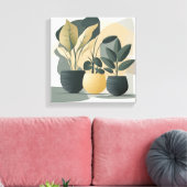 Toile Succulents serènes (Insitu(Salon))