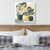 Toile Succulents serènes (Insitu(Chambre))