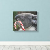 Toile Sucre de canne de Noël de Koala (Insitu (Plancher de Bois))