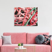 Toile Sucres de canne et menthe de Noël (Insitu(Salon))