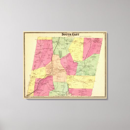 Toile Sud-Est, Ville (Recto)