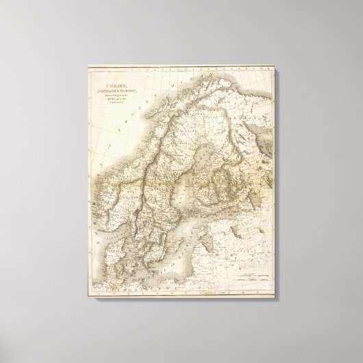 Toile Suède, Danemark, Norvège (Recto)