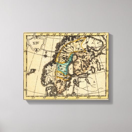 Toile Suède et Finlande (Recto)