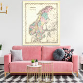 Toile Suède Et Norvège (Insitu(Salon))
