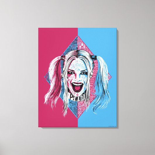 Toile Suicide Squad | Harley Laugh (Recto)