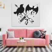 Toile Suicide Squad | Icône (Insitu(Salon))