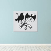 Toile Suicide Squad | Icône (Insitu (Plancher de Bois))