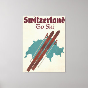 Toile Suisse Pour Skier