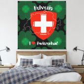 Toile Suisse Svizzera (Insitu(Chambre))