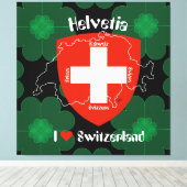 Toile Suisse Svizzera (Insitu (Plancher de Bois))