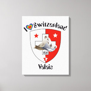 Toile Suisse Switzerland Wallis