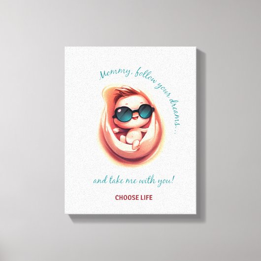 Toile Suivez vos rêves (Recto)