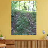 Toile Suivez votre chemin Heart Off! sur un (Insitu(Salon))